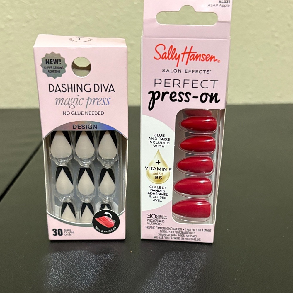 Sally Hansen Perfect Press-On Nails - Vibrant Red